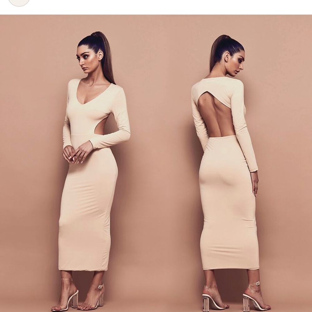 Cut out open back midi - Picture 3 of 9